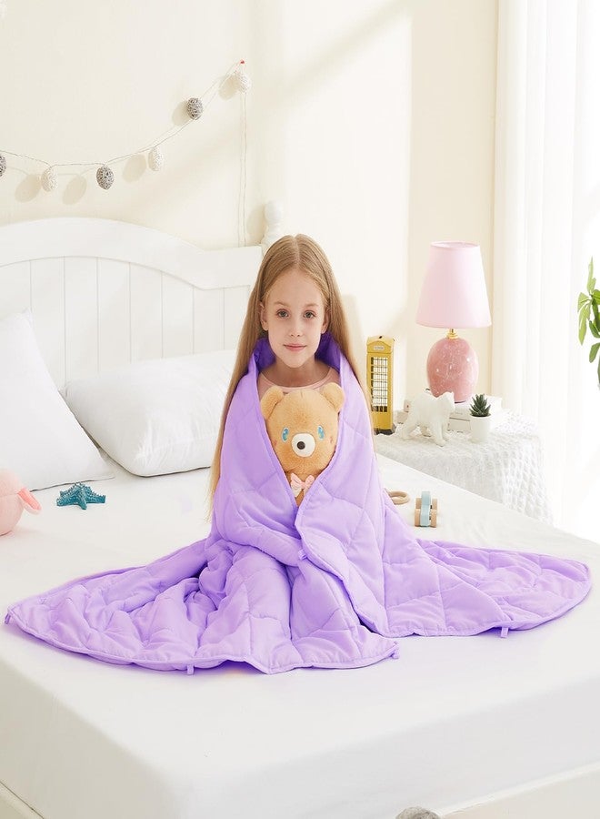 L'AGRATY Weighted Blanket - 36"x48" 5lbs Microfiber Material with Glass Beads Small Blanket for All-Season Summer Fall Winter Soft Thick - Image 2